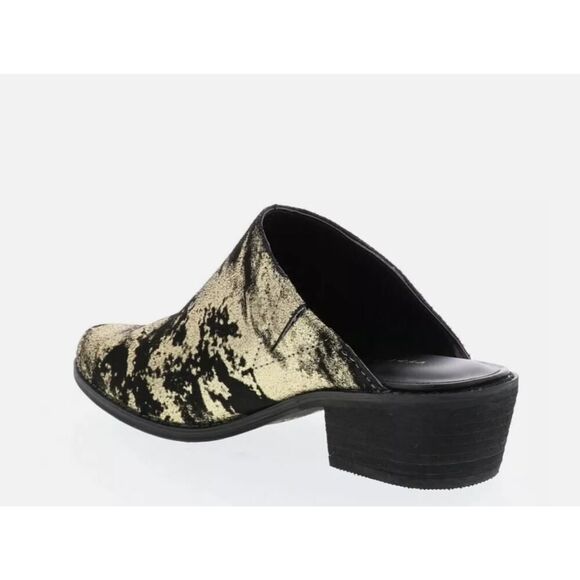 Very Volatile Los Angeles Moonstruck Gold Mules - Picture 3 of 4